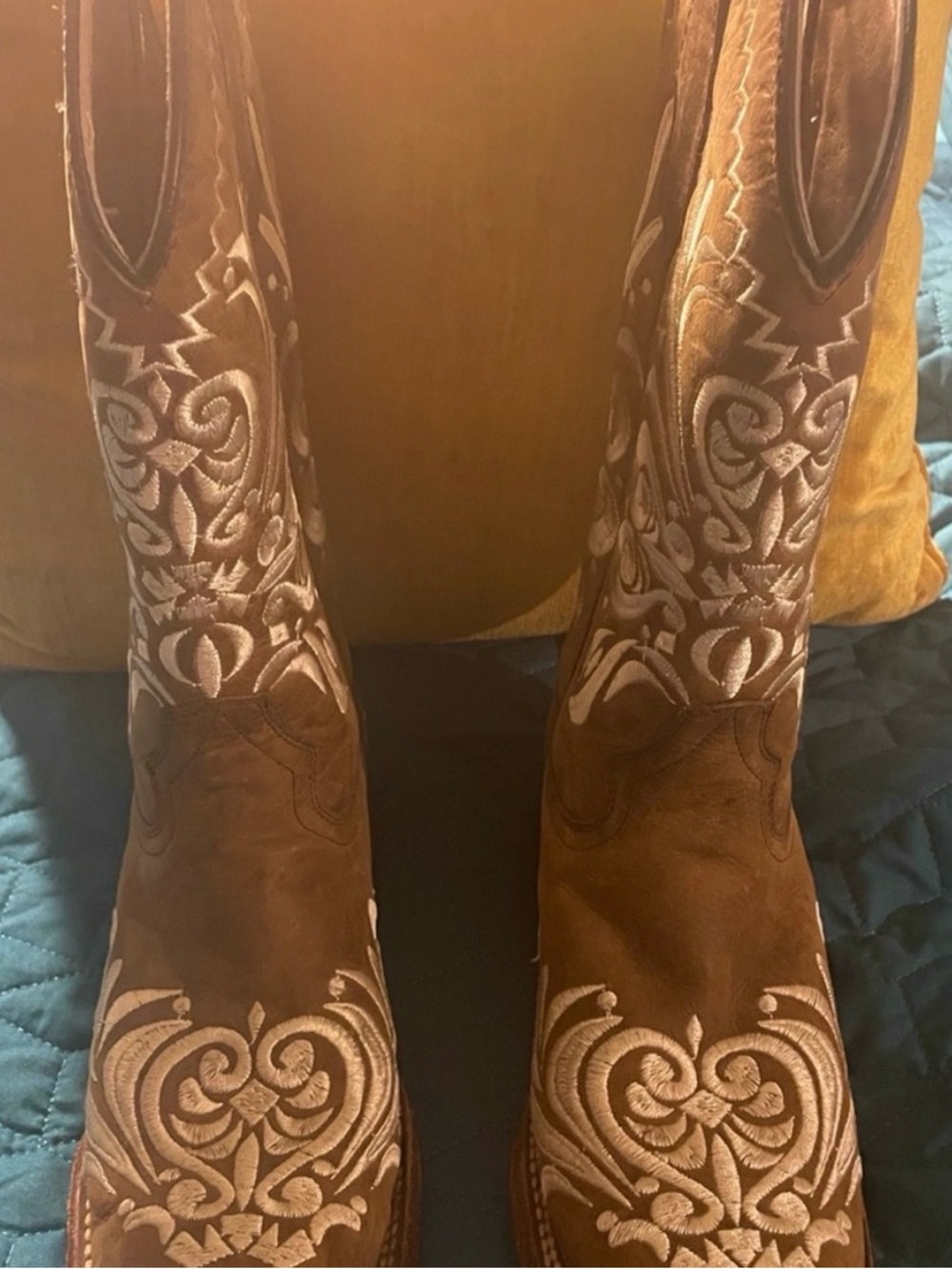 Circle G Brown Embroidered Western Boots